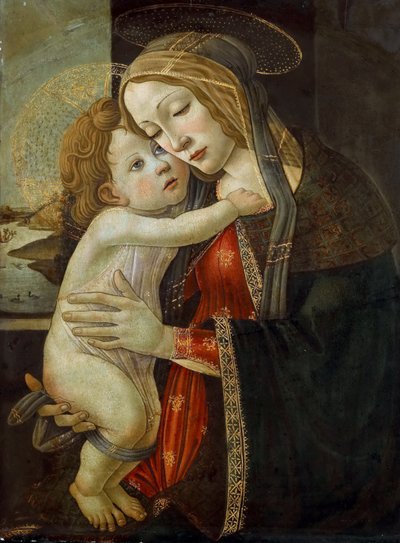 Dziewica z Dzieciątkiem, c. 1500. autorstwa Sandro Botticelli