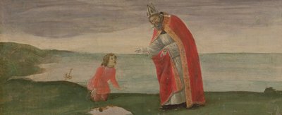 Wizja św. Augustyna z ołtarza św. Barnaby, ok. 1488 (tempera na desce) autorstwa Sandro Botticelli
