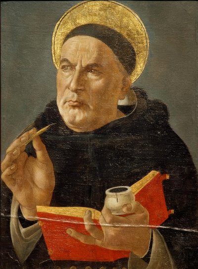 Tomasza z Akwinu. autorstwa Sandro Botticelli