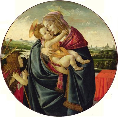 Madonna z Dzieciątkiem i św. Janem Chrzcicielem autorstwa Sandro Botticelli