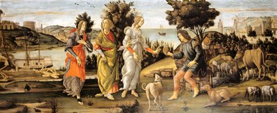 Wyrok w Paryżu autorstwa Sandro Botticelli and workshop
