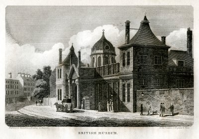 Muzeum Brytyjskie, Londyn, ok. 1810 r. autorstwa Sands