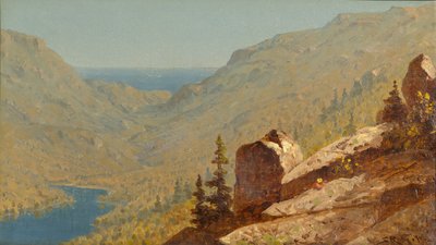 Szkic na Pustyni w stanie Maine autorstwa Sanford Robinson Gifford