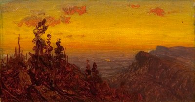 Z gór Shawangunk, 1823-1880. autorstwa Sanford Robinson Gifford