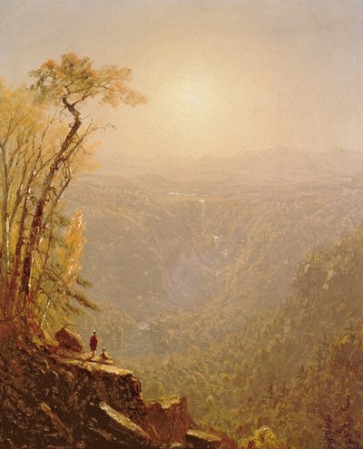 Kauterskill Clove, w Catskills autorstwa Sanford Robinson Gifford