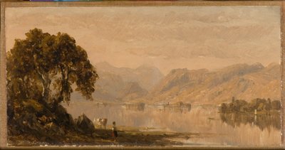 Rydalwater, szkic 1855 (olej na płótnie) autorstwa Sanford Robinson Gifford