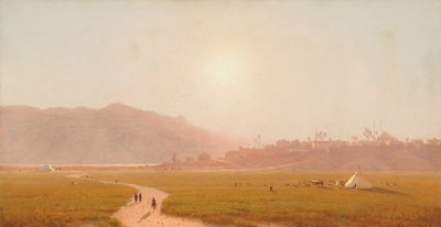 Siout, Egipt autorstwa Sanford Robinson Gifford