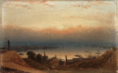 Dorzecze Patapsco z Federal Hill, Baltimore autorstwa Sanford Robinson Gifford