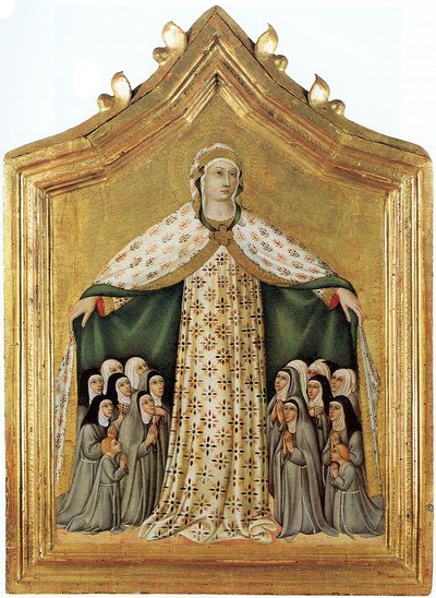 Madonna Miłosierdzia Madonna Miłosierdzia, 1440s autorstwa Sano di Pietro