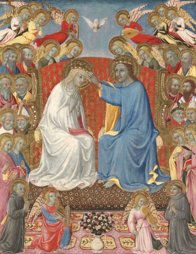 Koronacja Dziewicy autorstwa Sano di Pietro