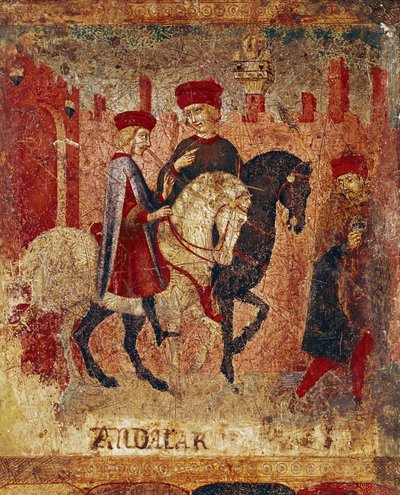 Szczegółowych inspektorów podatkowych. Obraz na drewnie autorstwa Sano di Pietro (1406-1481) zdobiący Biccherna (okładka księgi rachunkowej miasta Siena) XV wiek. Siena Archivio di Stato, Włochy autorstwa Sano di also Ansano di Pietro di Mencio Pietro