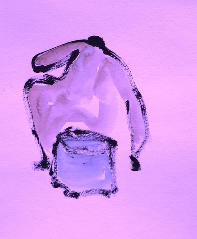 Abstrakcyjna forma lawendy autorstwa Santhosh ch