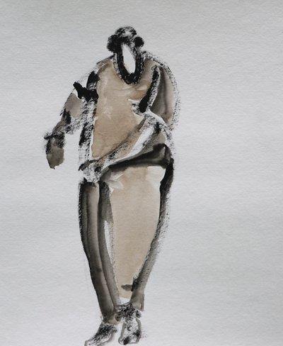 Elegancka figura stojąca autorstwa Santhosh ch