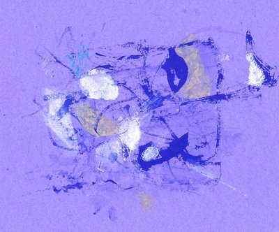 Ekspresyjna fioletowa abstrakcja autorstwa Santhosh ch