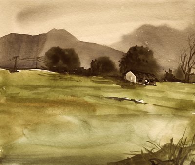 Gospodarstwo „Misty Mountain” autorstwa Santhosh ch