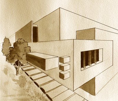 Nowoczesny projekt domu autorstwa Santhosh ch