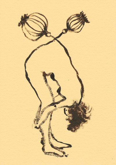 Naga botaniczna joga autorstwa Santhosh ch