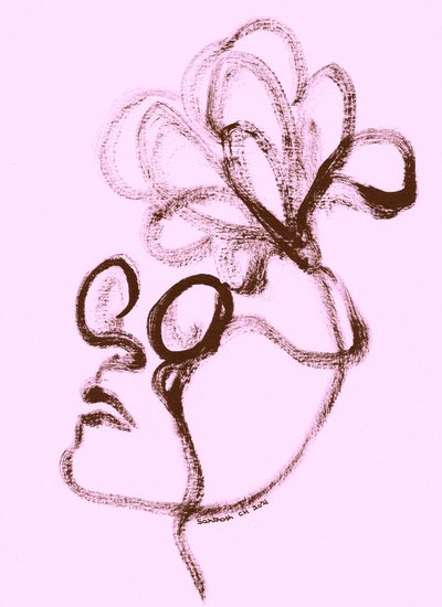 Spokojny portret kwiatowy autorstwa Santhosh ch