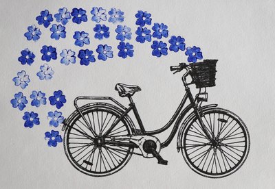 Kapryśne kwiaty rowerowe autorstwa Santhosh ch