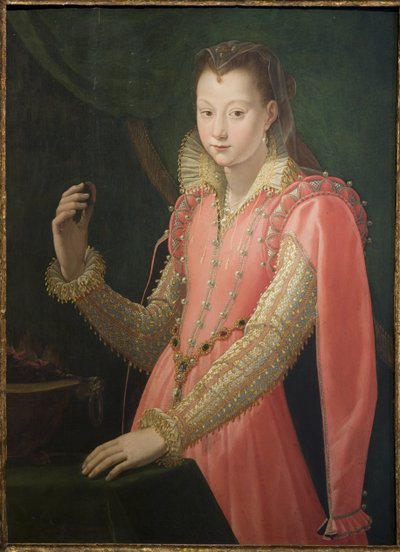 Portret młodej kobiety jako Portia Catonis autorstwa Santi di Tito
