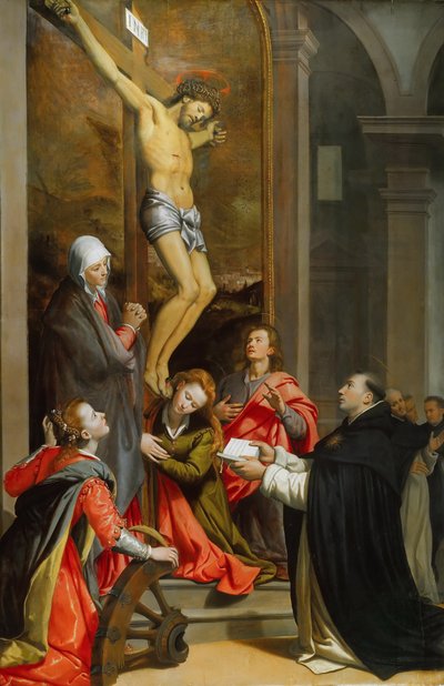 Wizja św. Tomasza z Akwinu, 1593. autorstwa Santi di Tito