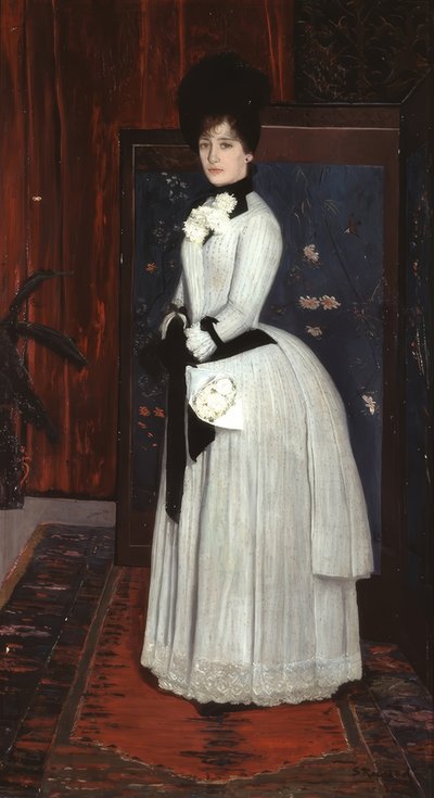 Fräulein Lluïsa Denís autorstwa Santiago Rusiñol