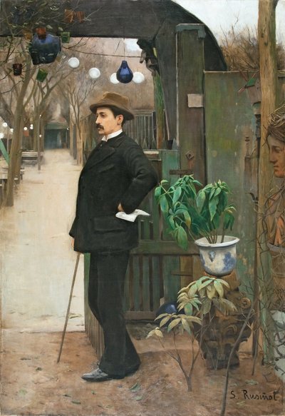 Portret Miquela Utrillo autorstwa Santiago Rusiñol
