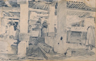 Myjnia Wnętrze autorstwa Santiago Rusiñol