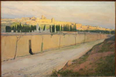 Droga na cmentarz autorstwa Santiago Rusiñol