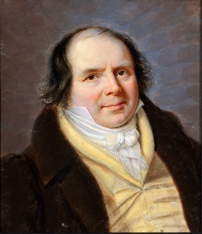 Portret korpulentnego człowieka z Genesis Bourgeoisie Obraz Santo Panario (1786-1871) Genes, Galeria Sztuki Współczesnej autorstwa Santo Panario