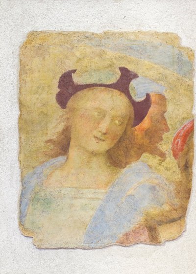 Młody człowiek (fresk) autorstwa Sanzio of Urbino (attr. to) Raphael