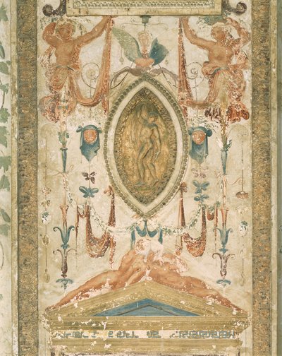 Pilaster z groteskową dekoracją autorstwa Sanzio of Urbino (workshop) Raphael