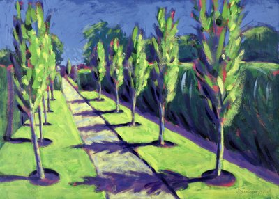 Avenue (akryl na karcie) autorstwa Sara Hayward
