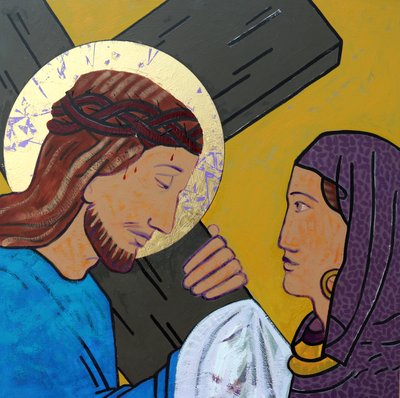 Jezus i Weronika autorstwa Sara Hayward