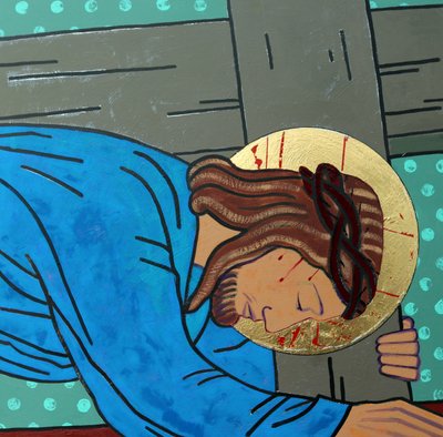 Jezus upada autorstwa Sara Hayward