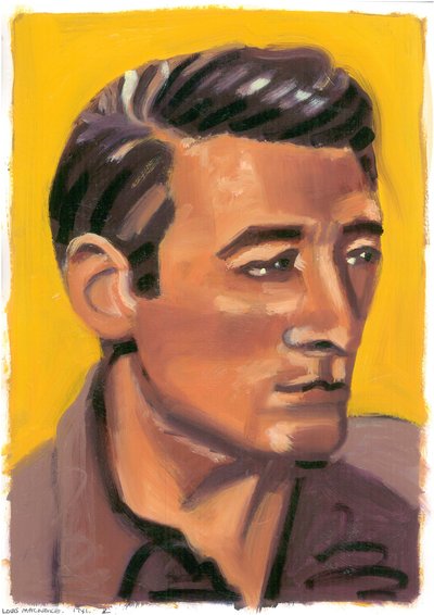 Louis MacNeice, 2008 (olej na papierze) autorstwa Sara Hayward
