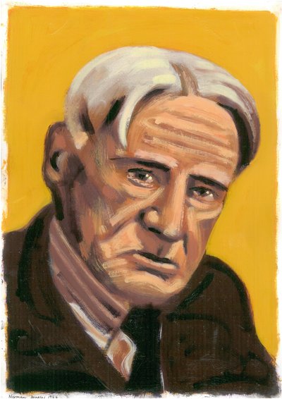 Norman Douglas, 2008 (olej na papierze) autorstwa Sara Hayward