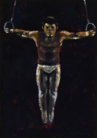 Pierścienie, 2009 (akryl) autorstwa Sara Hayward