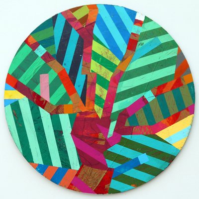 Twixt Heaven & Earth I-A (akryl na okrągłej tablicy) autorstwa Sara Hayward
