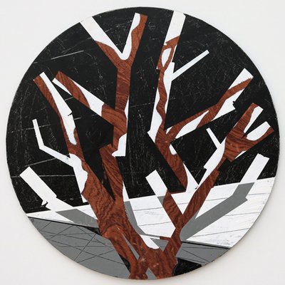 Twixt Heaven & Earth II-B (akryl na okrągłej tablicy) autorstwa Sara Hayward
