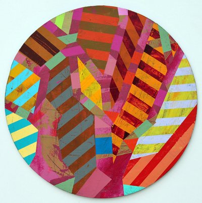 Twixt Heaven & Earth V-A (akryl na okrągłej tablicy) autorstwa Sara Hayward