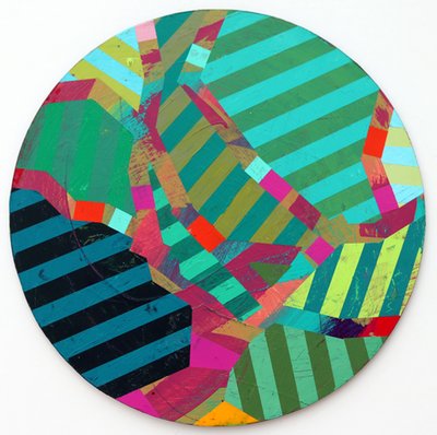 Twixt Heaven & Earth XVI-A (akryl na okrągłej tablicy) autorstwa Sara Hayward