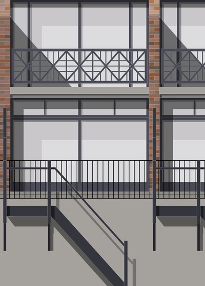 Mallard Place, 2018 (w wersji cyfrowej) autorstwa Sarah Evans