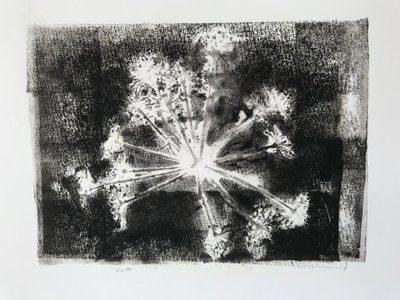 Sidhel E, 2020, (monodruk) autorstwa Sarah Thompson Engels