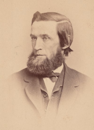 Portret Huberta Ansona Newtona 1830-1896, 1870-1877. autorstwa Sarony and Co