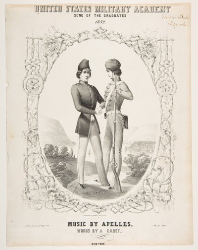 Akademia Wojskowa Stanów Zjednoczonych: Pieśń Absolwentów, 1852. autorstwa Sarony and Co