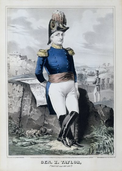 Generał Z. Taylor (Szorstki i gotowy) autorstwa Sarony and Major