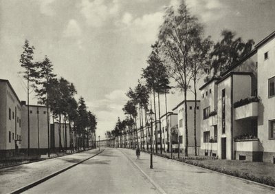 Berlin: kolonia Fischtalgrund (zdjęcie czarno-białe) autorstwa Sasha Stone