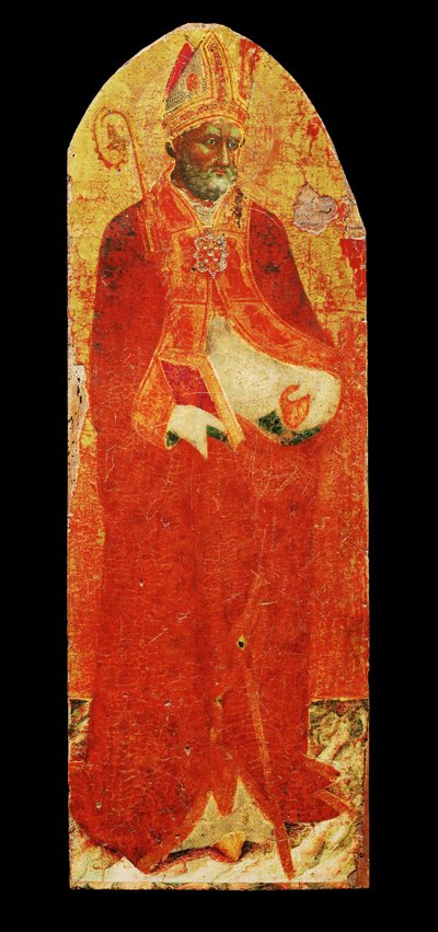 Święty Mikołaj z Bari ... autorstwa Sassetta (c.1392-1450)