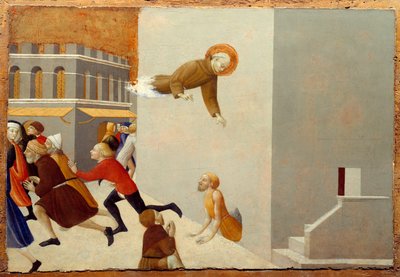 Błogosławiony Ranieri Rasini usuwa biednych z więzienia we Florencji Obraz na drewnie Stefano di Giovanni di Console dit il Sassetta (1392-ca.1450) XV w. niedz 0,43x0,63 m autorstwa Sassetta (c.1392 1450)